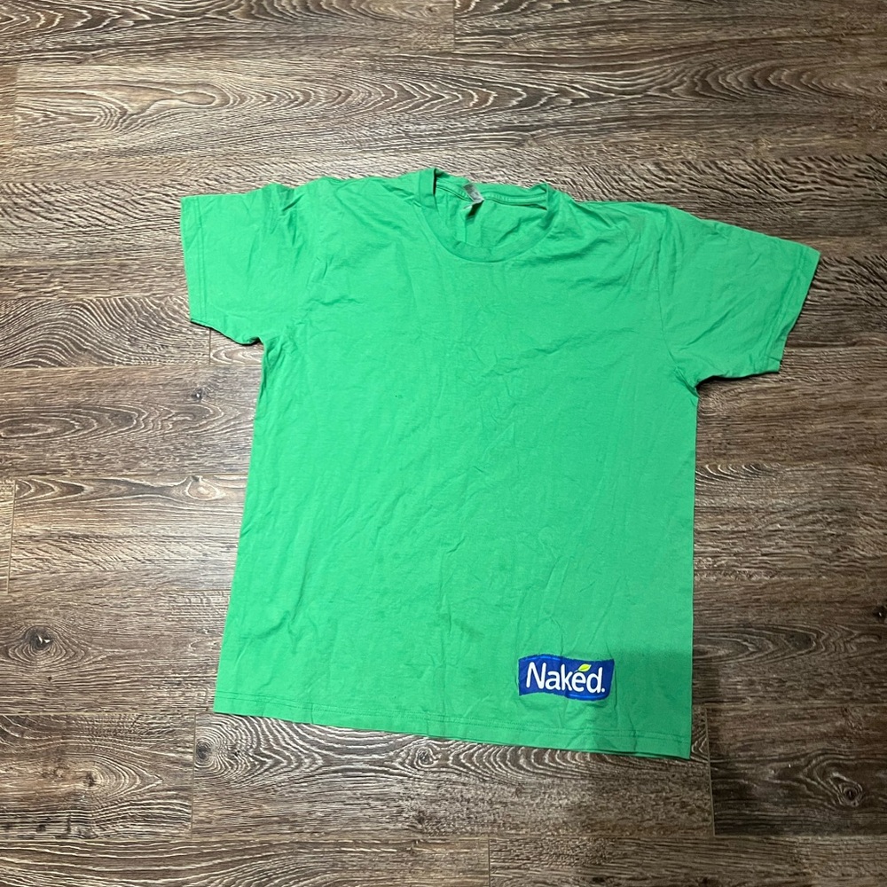 Green Naked Smoothie Graphic Tee Shirt #streetwear #smoothie #green #memorabilia